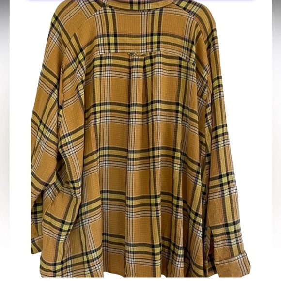 BDG Urban Outfitters boyfriend flannel button down shirt, size SP - Picture 2 of 6